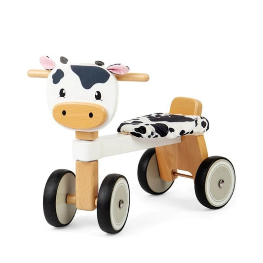 Bigjigs Toys Kids Ride on with Cow - mezetto ebebek ebebek