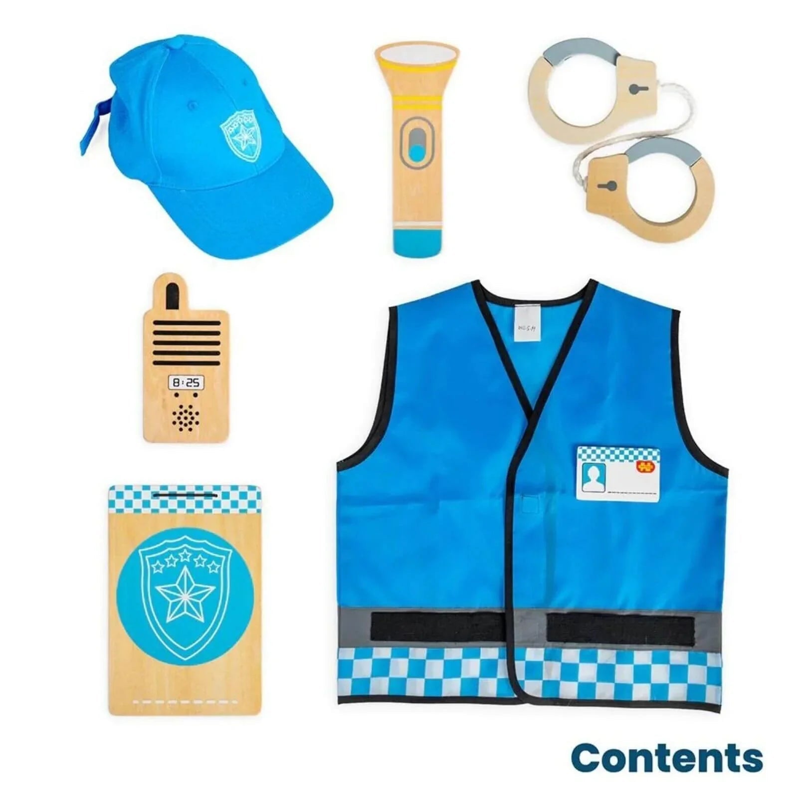 Bigjigs Toys Police Dress Up - mezetto ebebek ebebek
