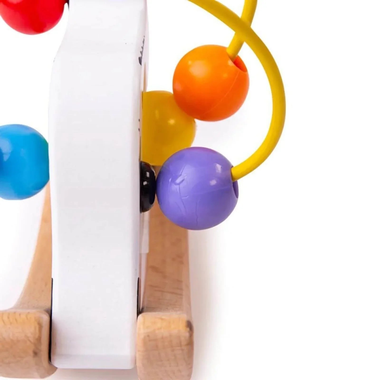 Bigjigs Toys Rocking Bead Frame Cow - mezetto ebebek ebebek