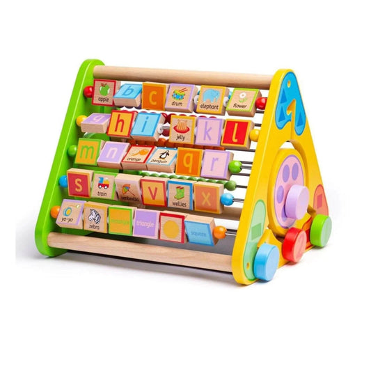 Bigjigs Toys Triangular Activity Centre - mezetto ebebek ebebek