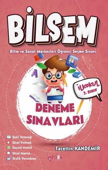 Bilsem İlkokul 3. Sınıf Deneme Sınavları - Fark Yayınları Kitap
