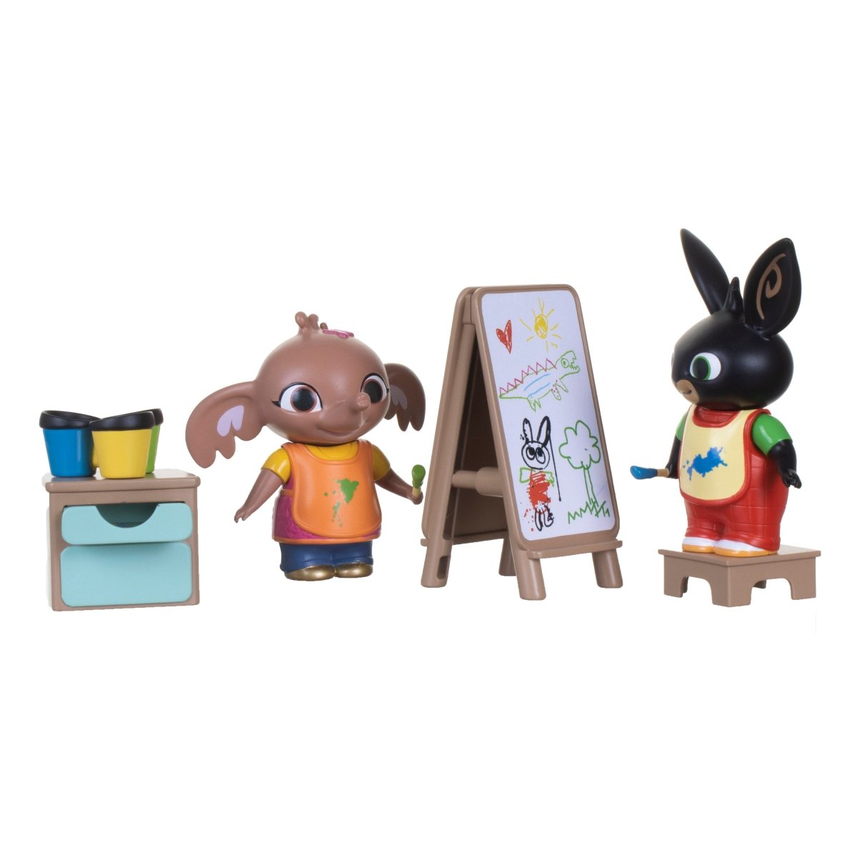 Bing Paint with Bing Figure Playpack - mezetto ebebek ebebek