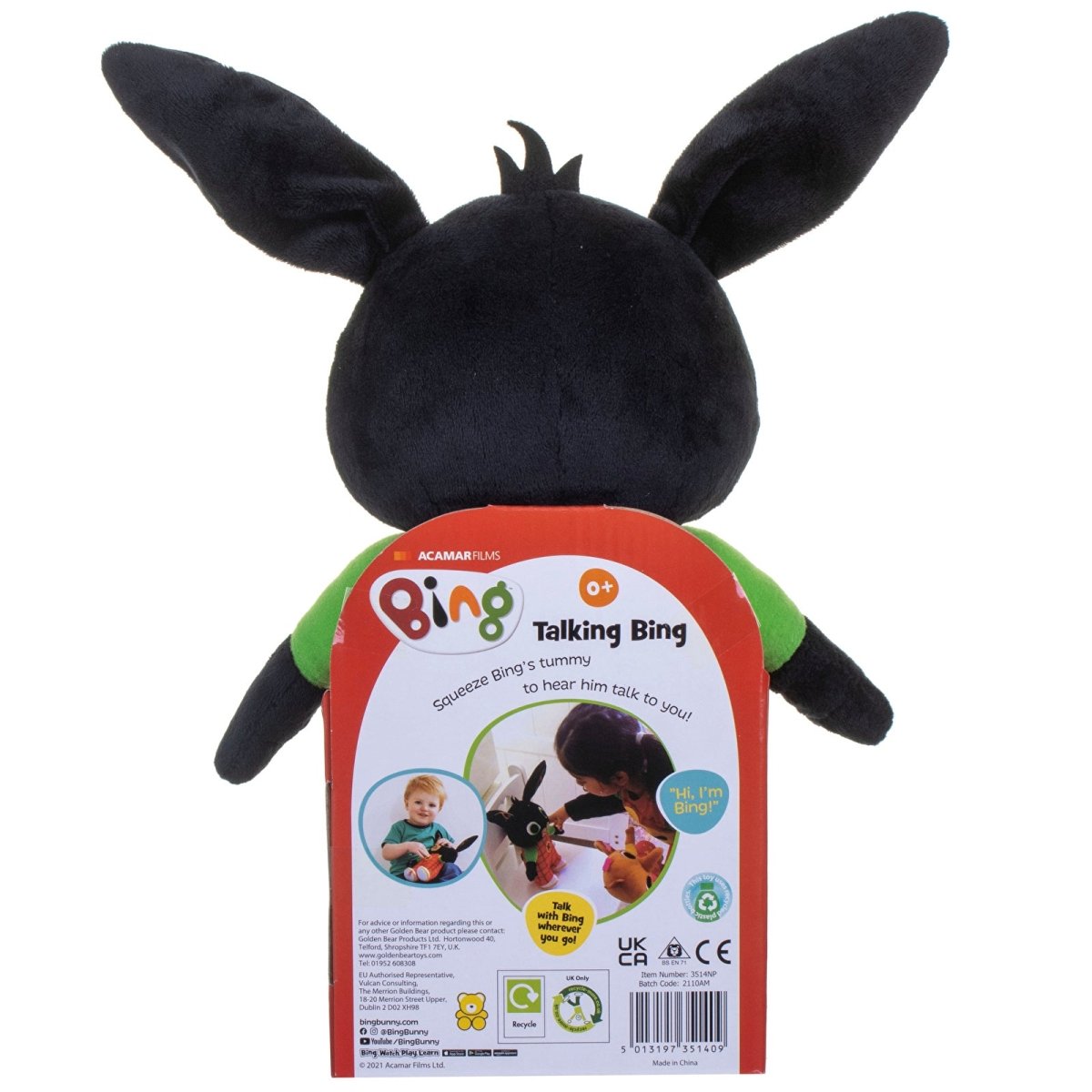 Bing Talking Bing Soft Toy - mezetto ebebek ebebek