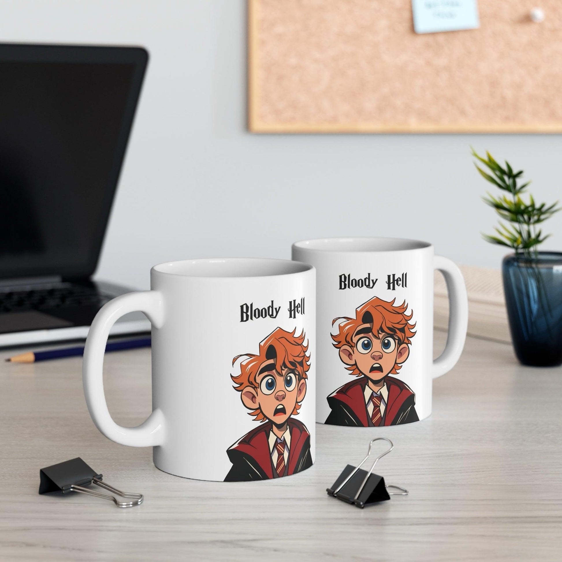 “Bloody Hell” Mug – Funny British Slang Ceramic Coffee Cup - mezetto KEOLIX KEOLIX