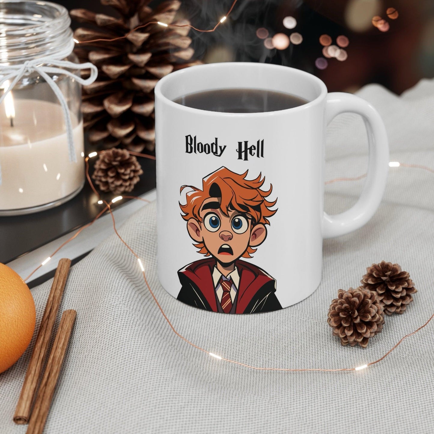 “Bloody Hell” Mug – Funny British Slang Ceramic Coffee Cup - mezetto KEOLIX KEOLIX