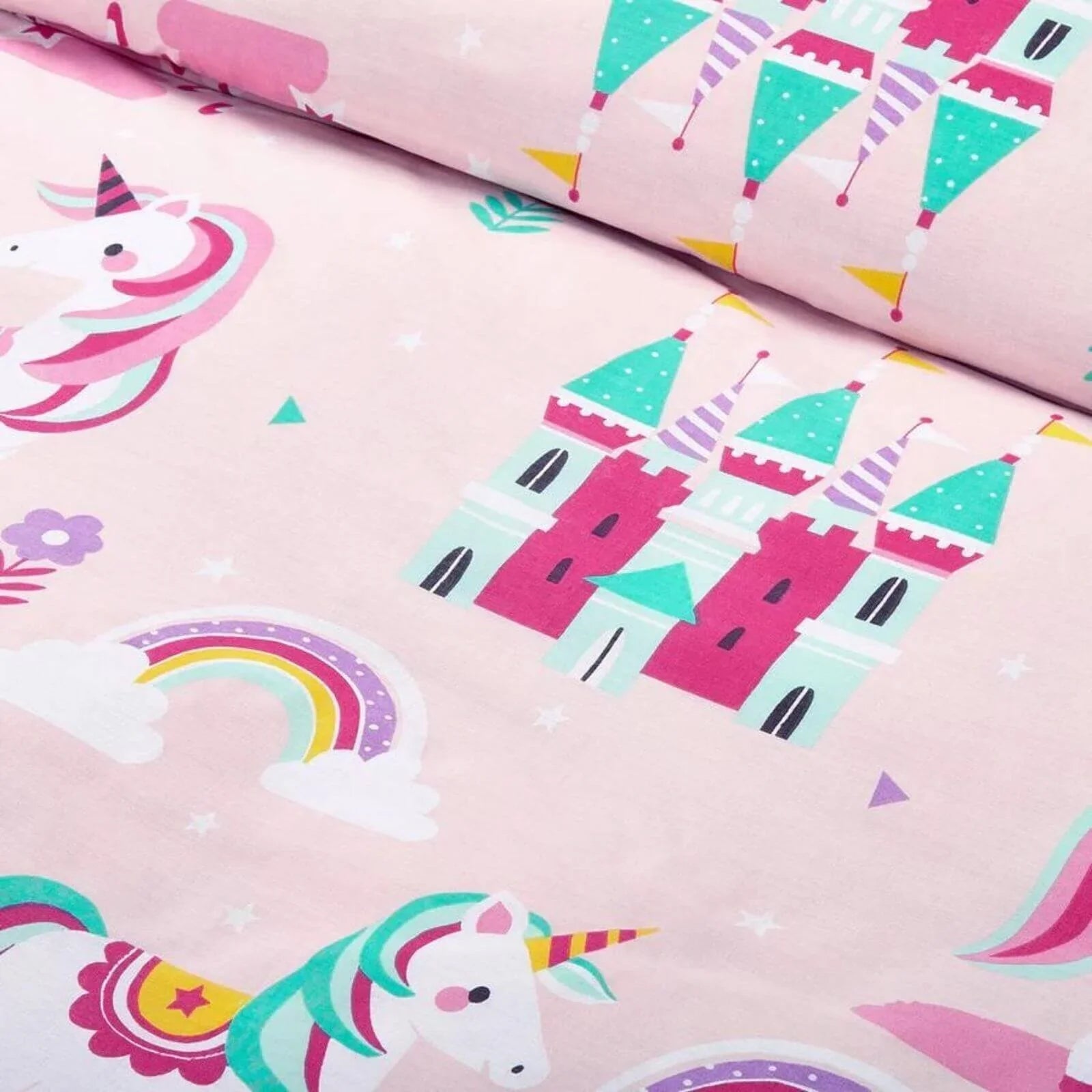 Bloomsbury Mill Single Duvet Set - Magic Unicorn - mezetto ebebek ebebek