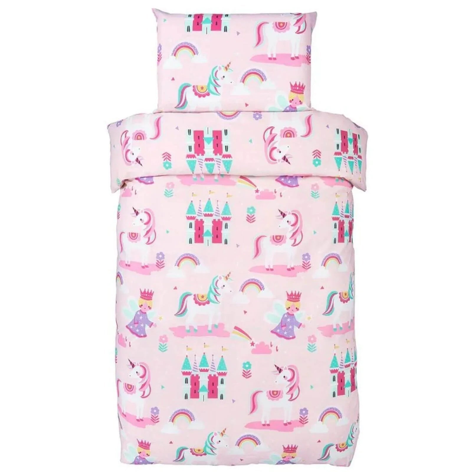 Bloomsbury Mill Single Duvet Set - Magic Unicorn - mezetto ebebek ebebek