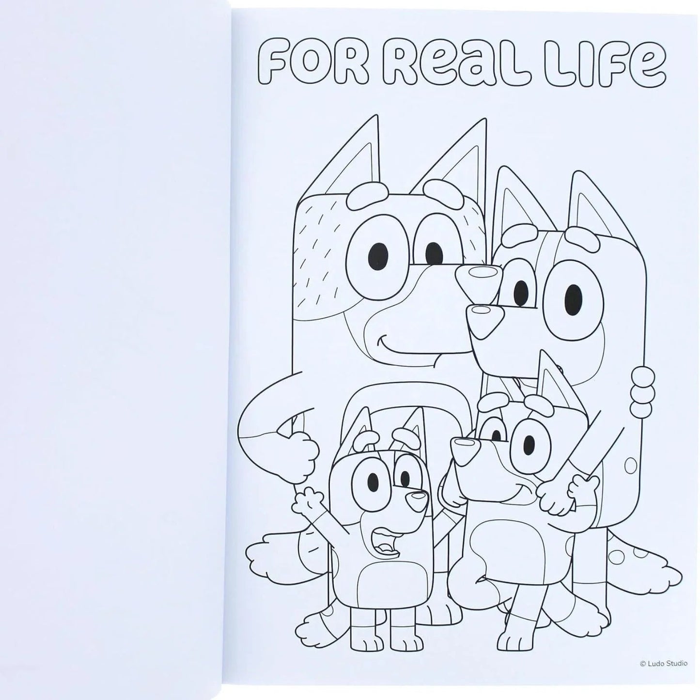 Bluey A4 Colouring Pad - mezetto ebebek ebebek
