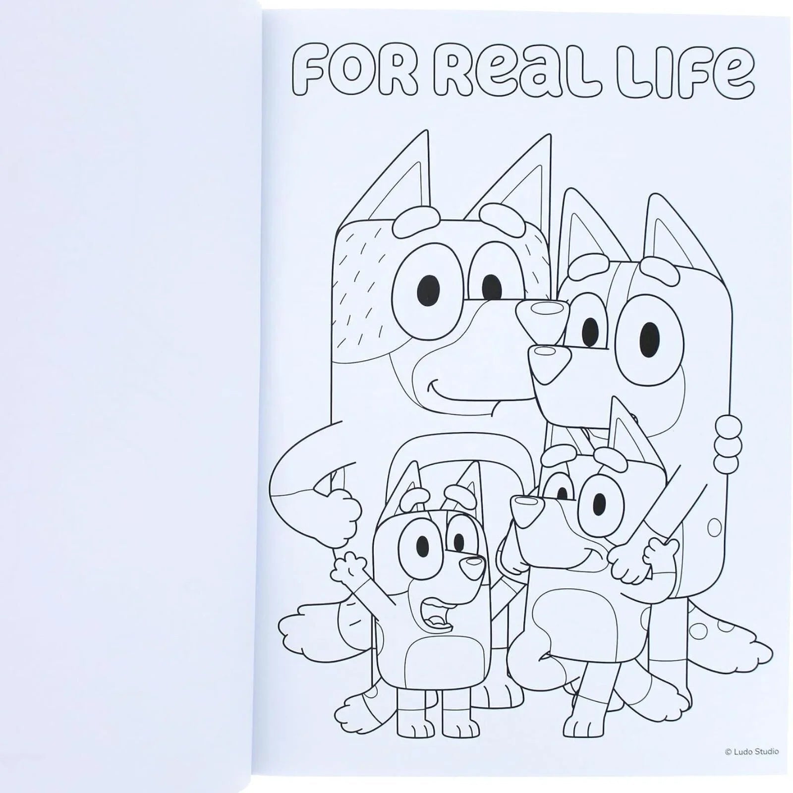 Bluey A4 Colouring Pad - mezetto ebebek ebebek