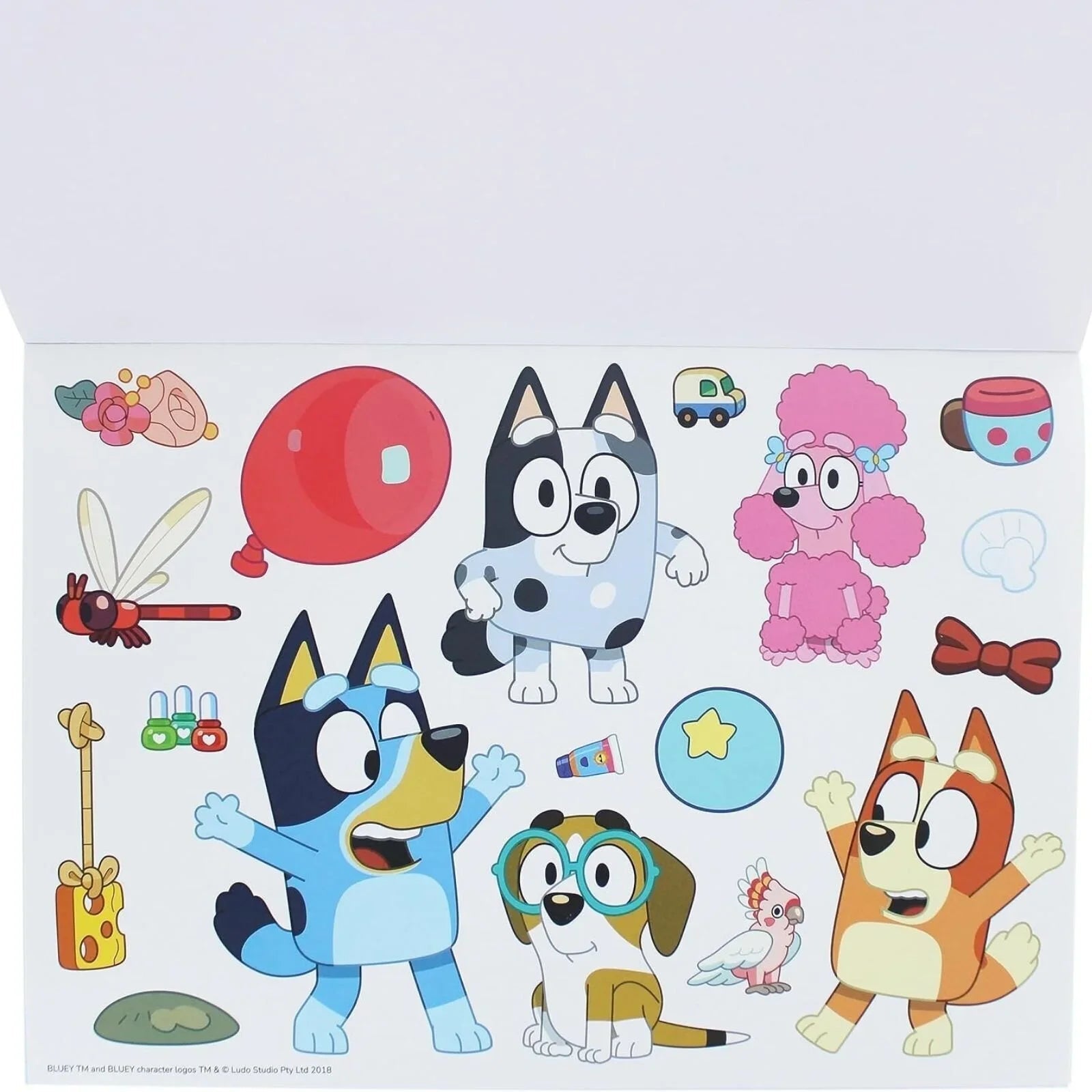 Bluey A4 Colouring Pad - mezetto ebebek ebebek