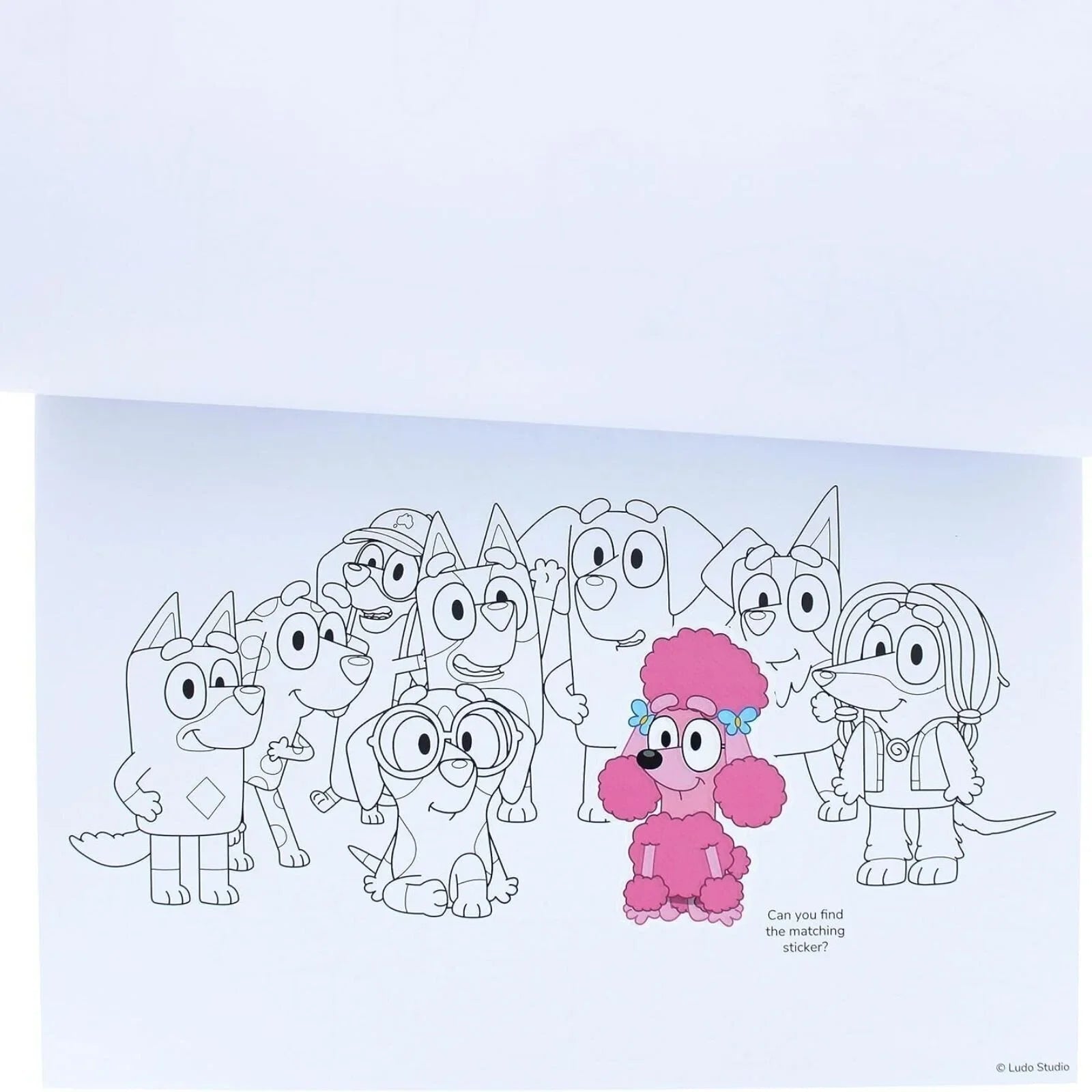 Bluey A4 Colouring Pad - mezetto ebebek ebebek