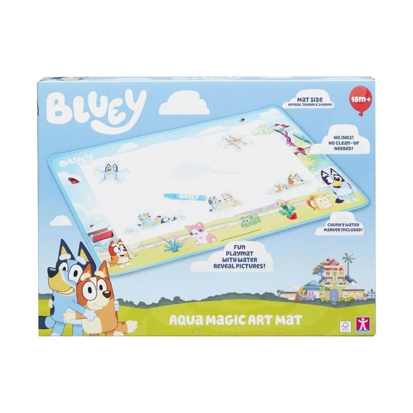 Bluey Aquamagic Art Mat - mezetto ebebek ebebek