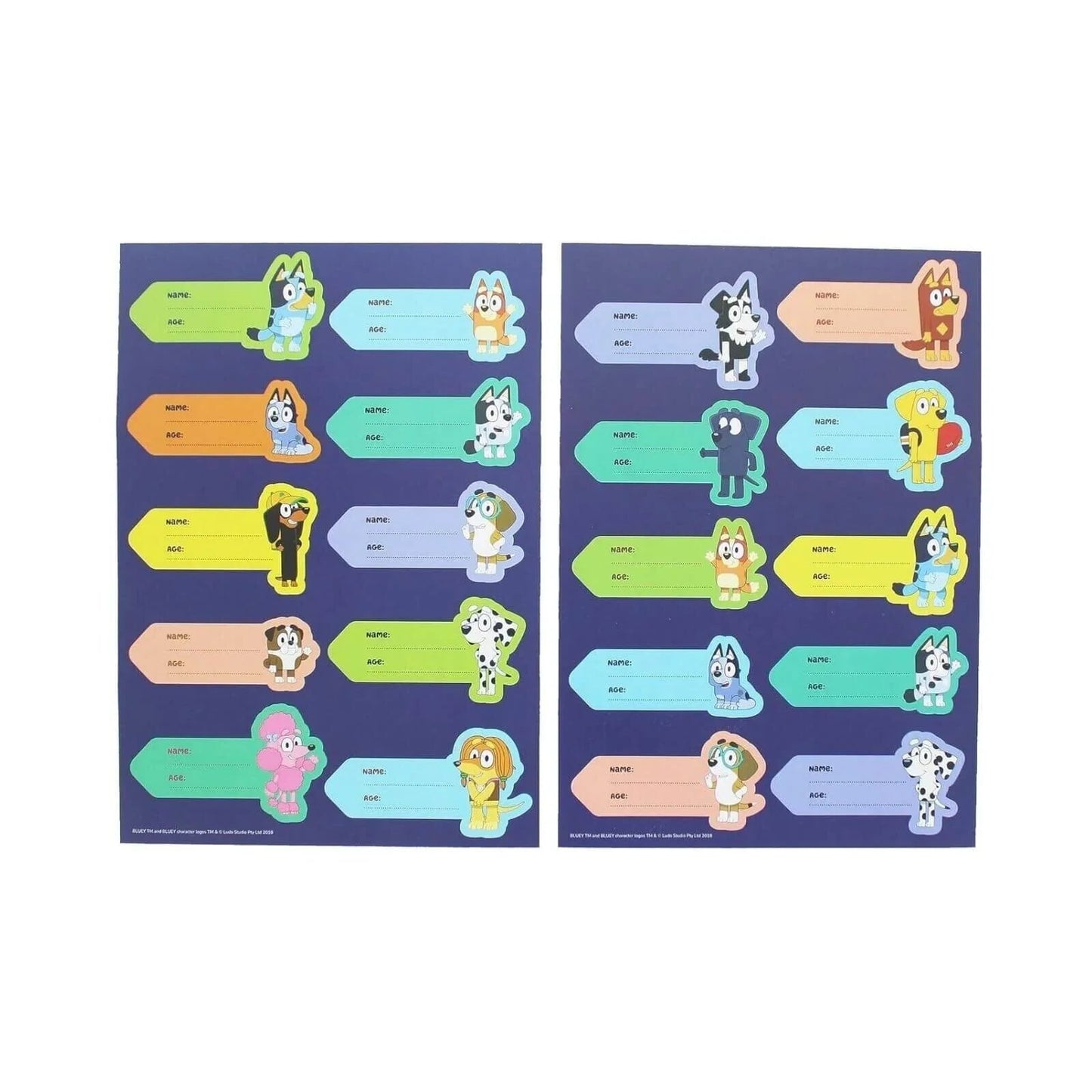 Bluey Height Chart - mezetto ebebek ebebek