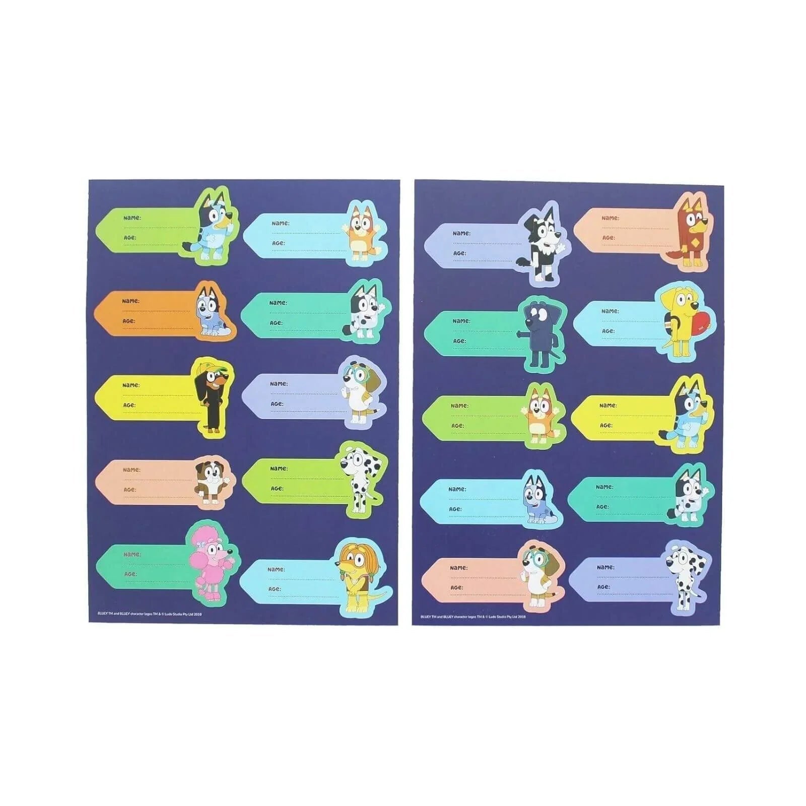 Bluey Height Chart - mezetto ebebek ebebek