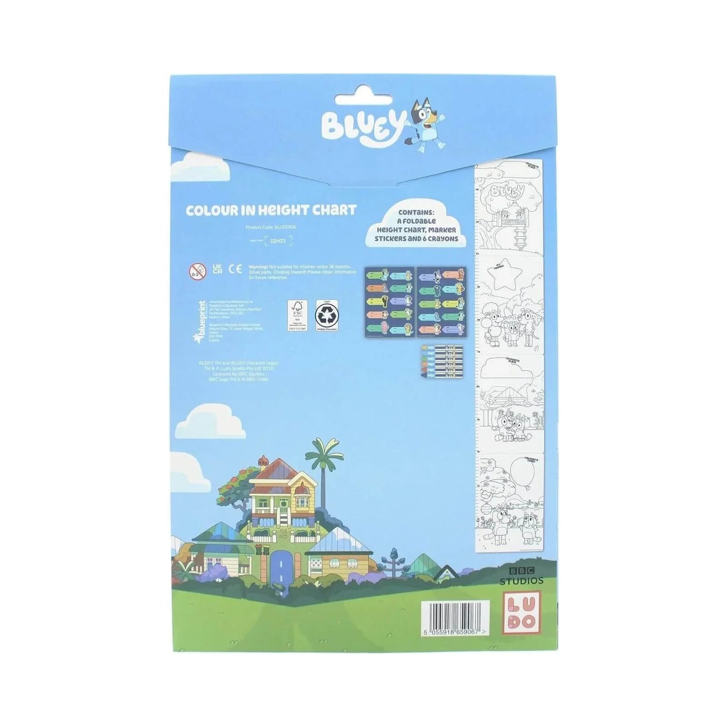 Bluey Height Chart - mezetto ebebek ebebek