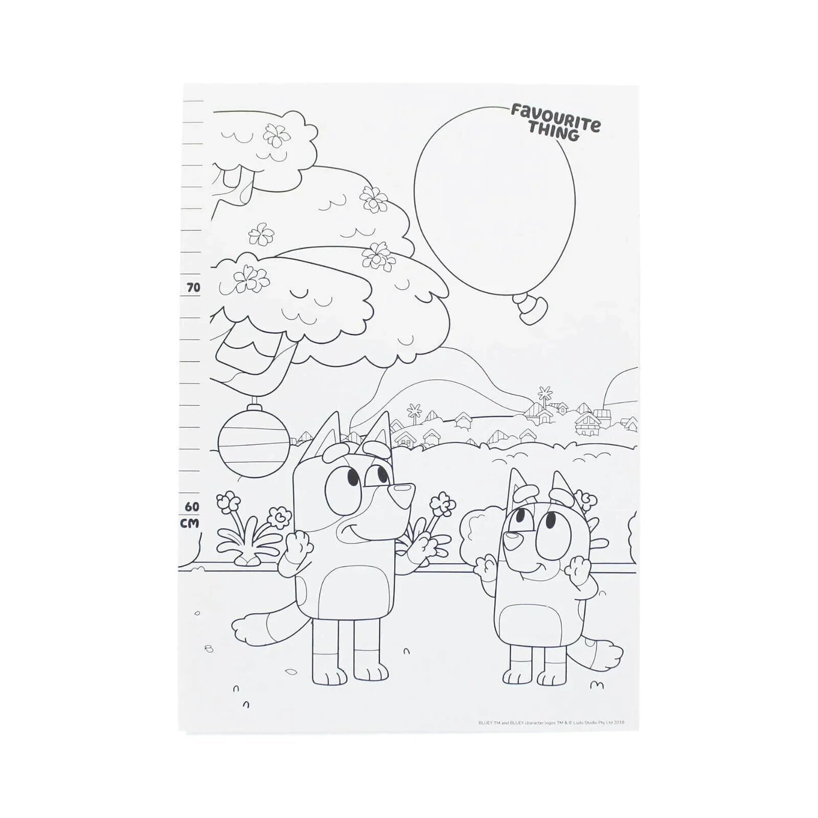 Bluey Height Chart - mezetto ebebek ebebek