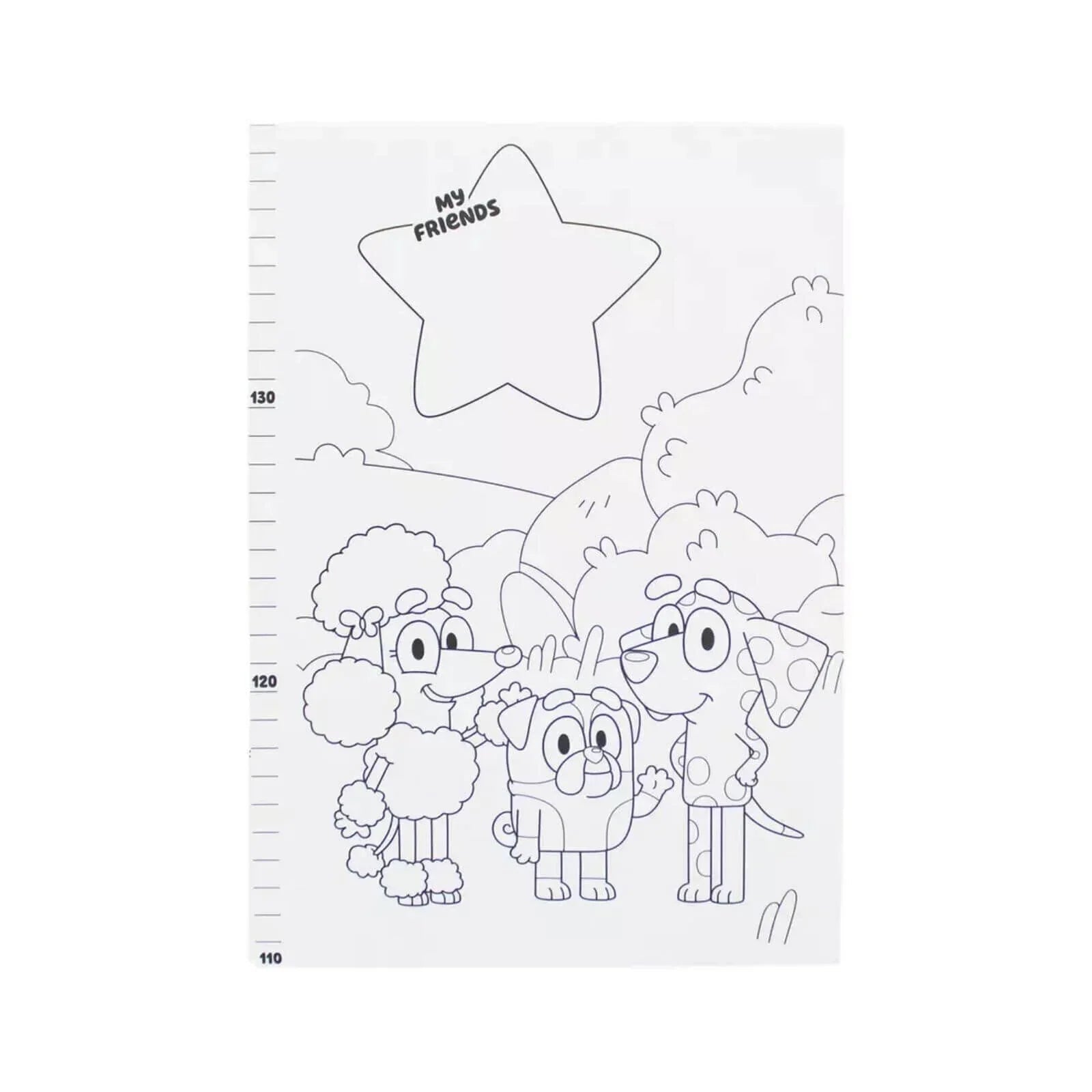 Bluey Height Chart - mezetto ebebek ebebek