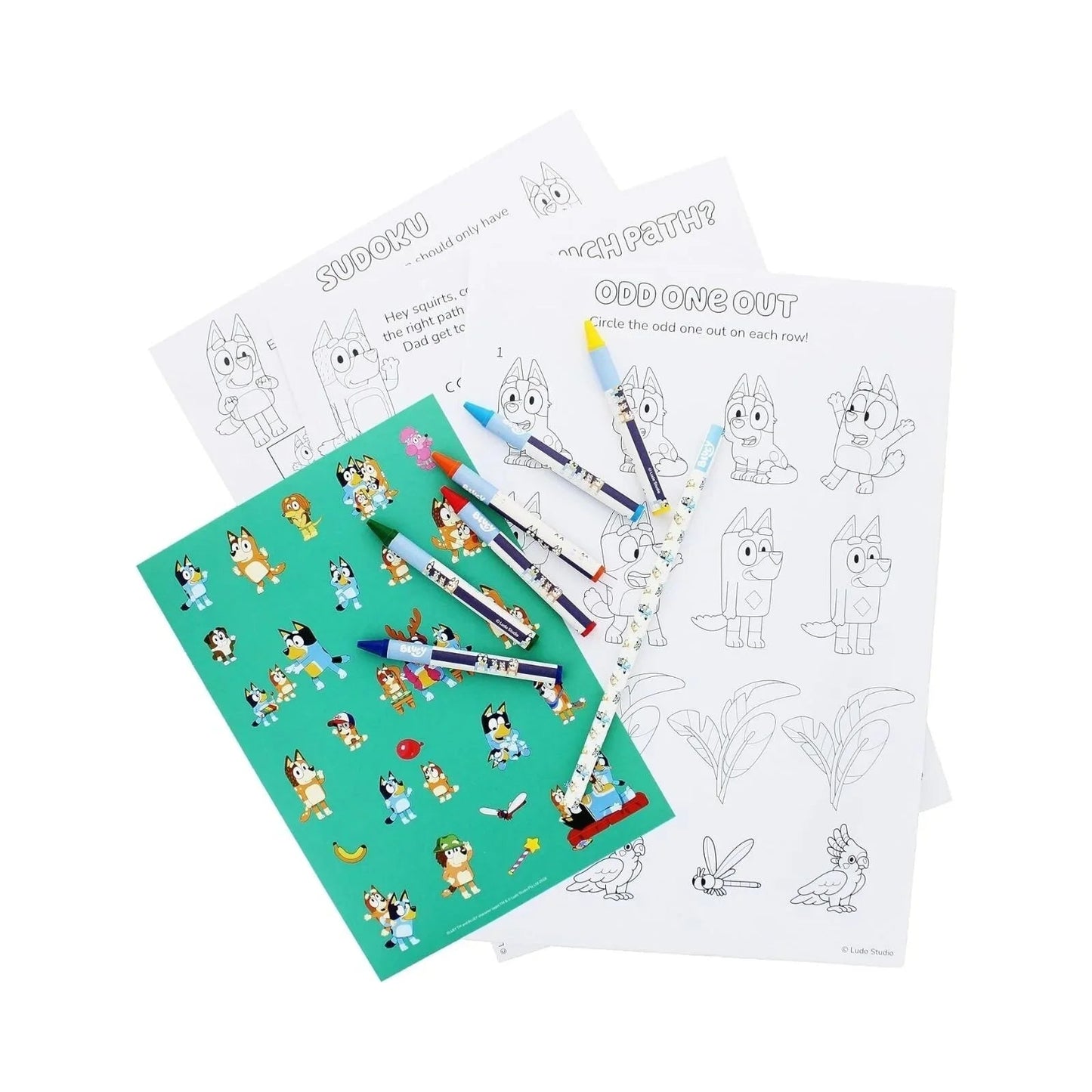 Bluey Poster Activity Set - mezetto ebebek ebebek