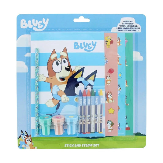 Bluey Stick & Stamp Set - mezetto ebebek ebebek