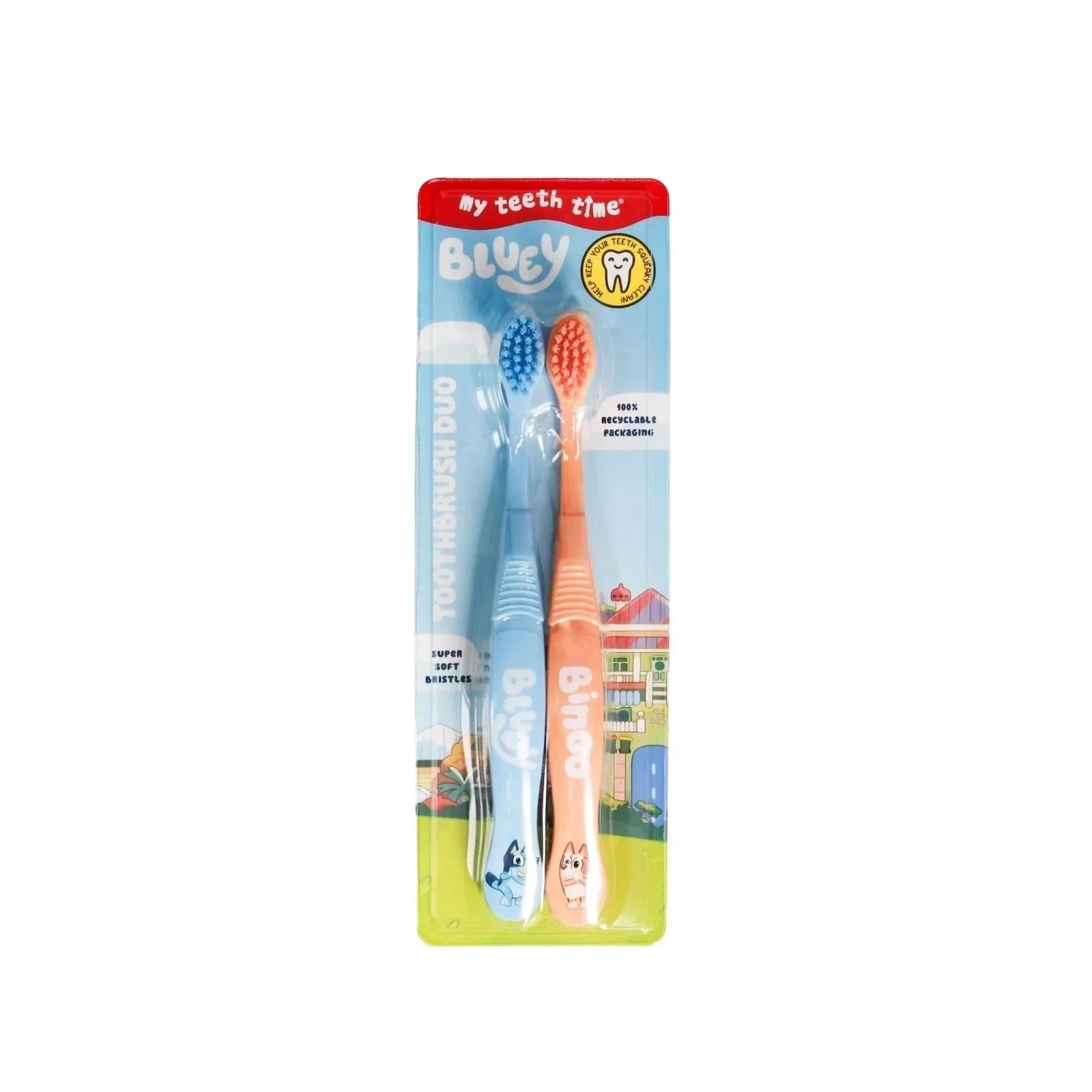 Bluey Toothbrushes Pack of 2 - mezetto ebebek ebebek