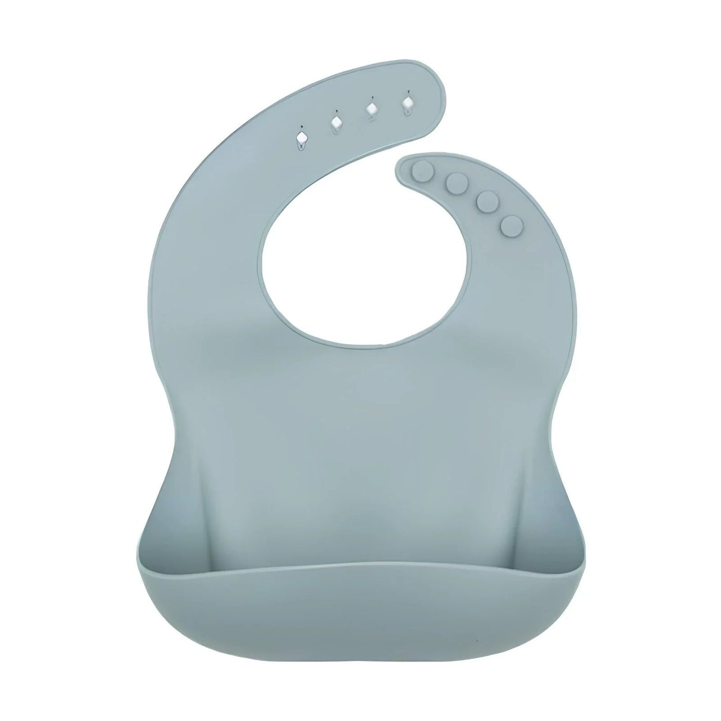BLW Essentials Silicone Bib - Dusky Blue - mezetto ebebek ebebek