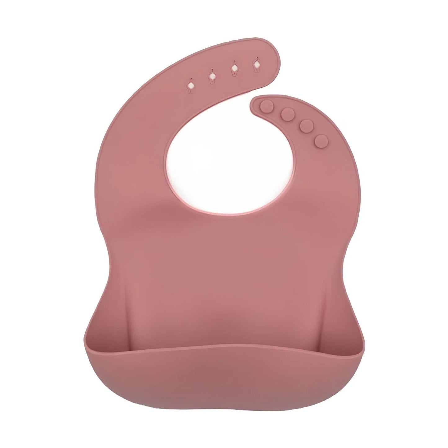 BLW Essentials Silicone Bib - Dusty Rose - mezetto ebebek ebebek
