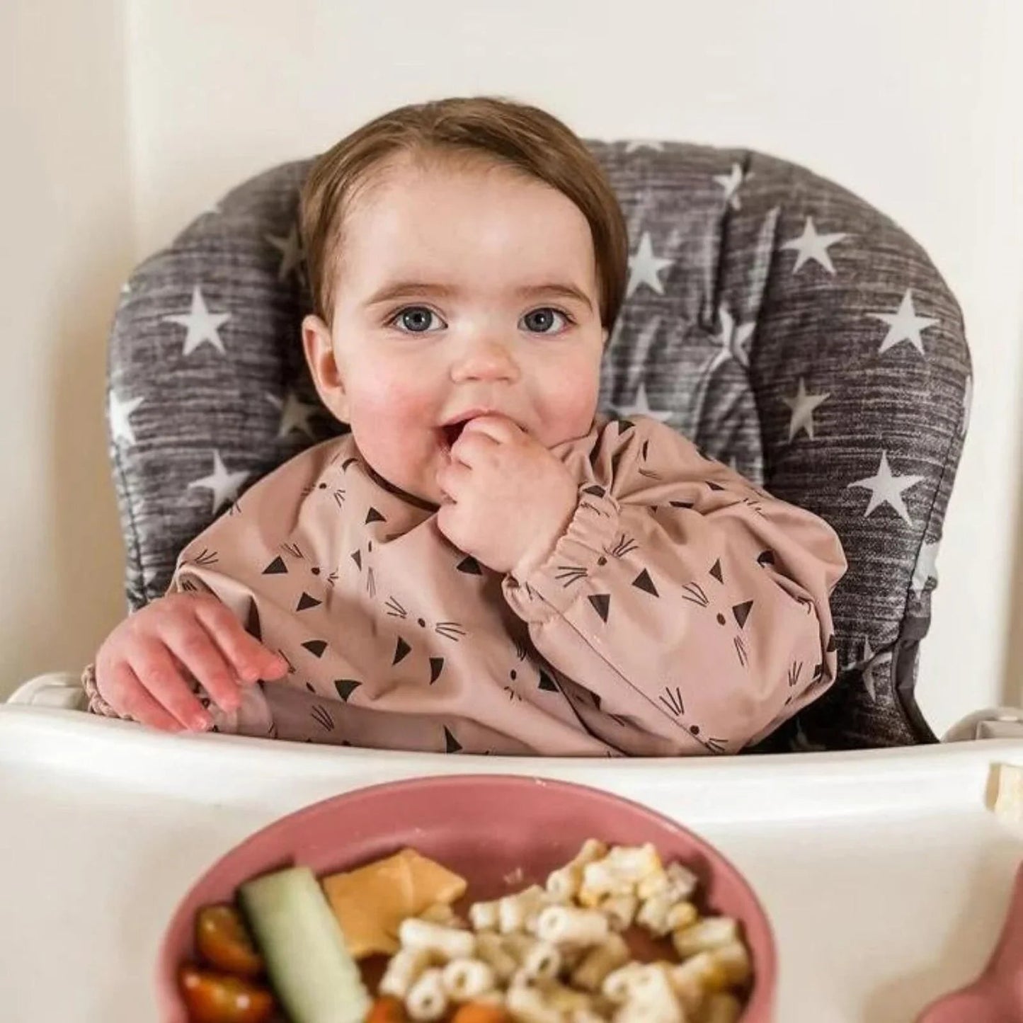 BLW Essentials Silicone Feeding Set - Dusty Rose - mezetto ebebek ebebek