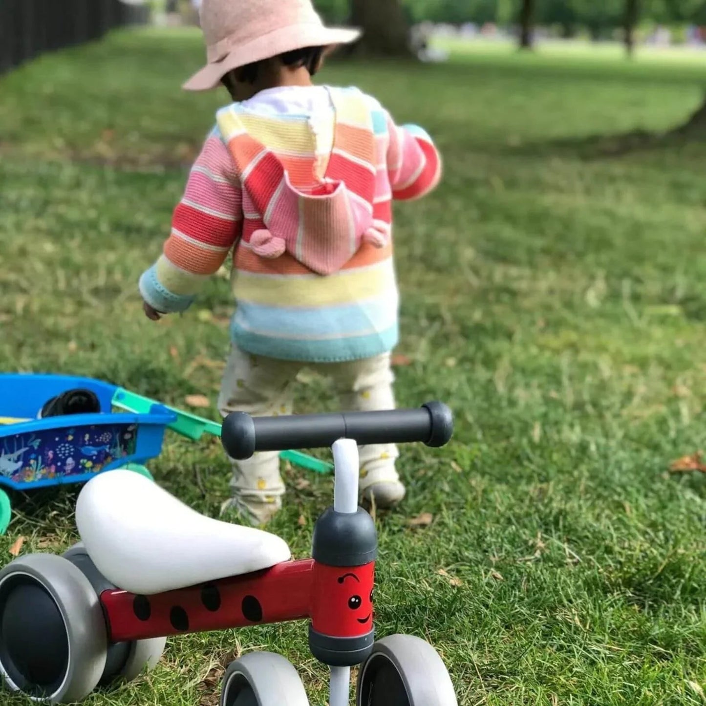 BOLDCUBE Baby Balance Bike - Red - mezetto ebebek ebebek