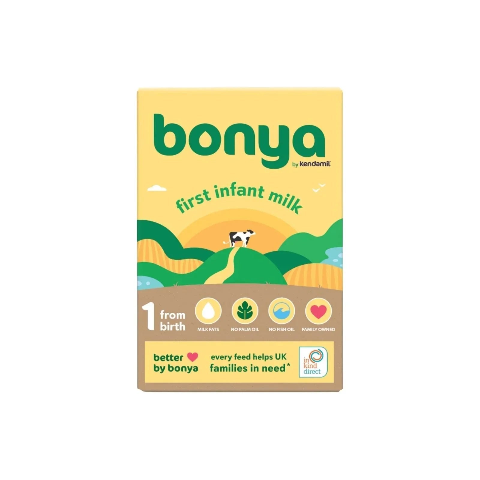 Bonya by Kendamil 1 First Infant Milk Formula from Birth 800g (2x400g) - mezetto ebebek ebebek