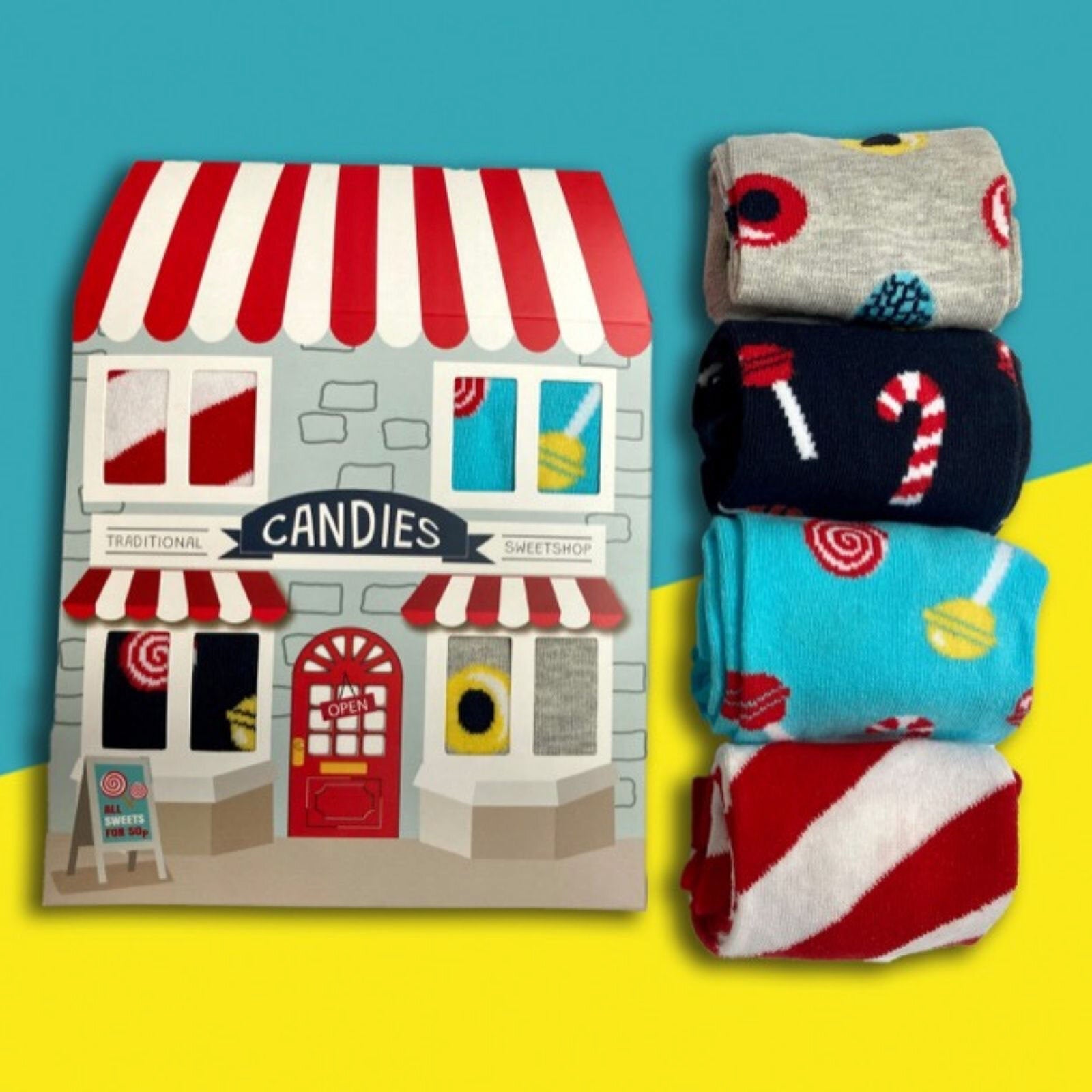 Boxt Socks Ladies Candy 4 pcs - mezetto ebebek ebebek