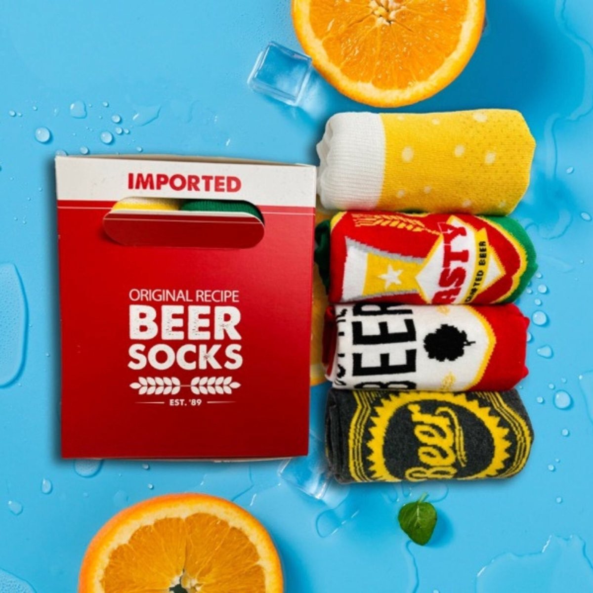 Boxt Socks Unisex Beer 4 pcs - mezetto ebebek ebebek