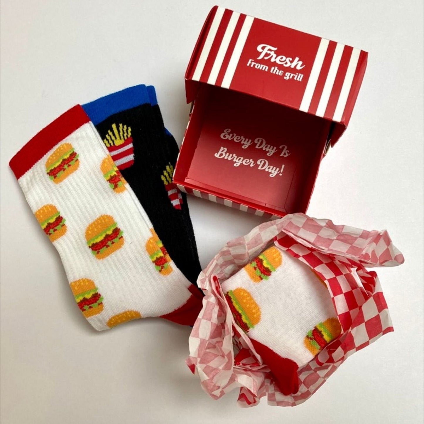 Boxt Socks Unisex Burger 2 pcs - mezetto ebebek ebebek