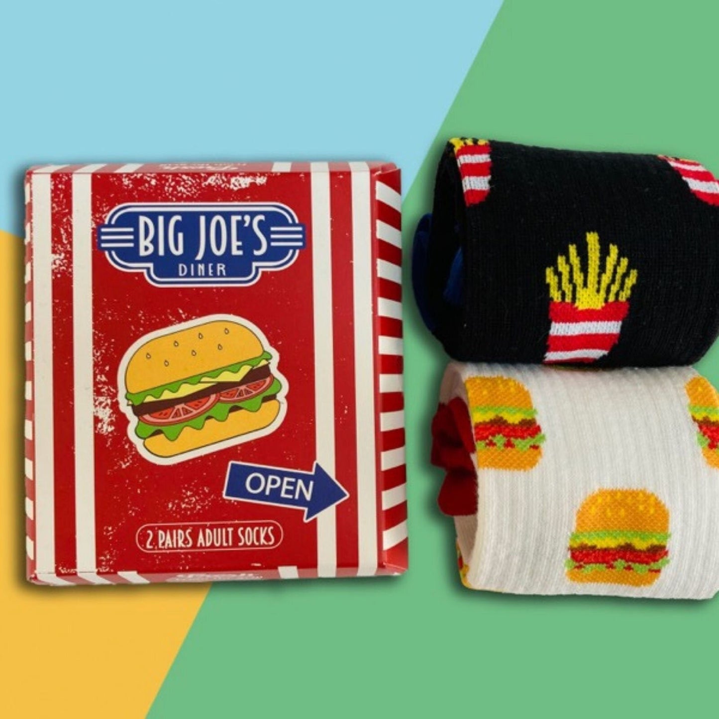 Boxt Socks Unisex Burger 2 pcs - mezetto ebebek ebebek