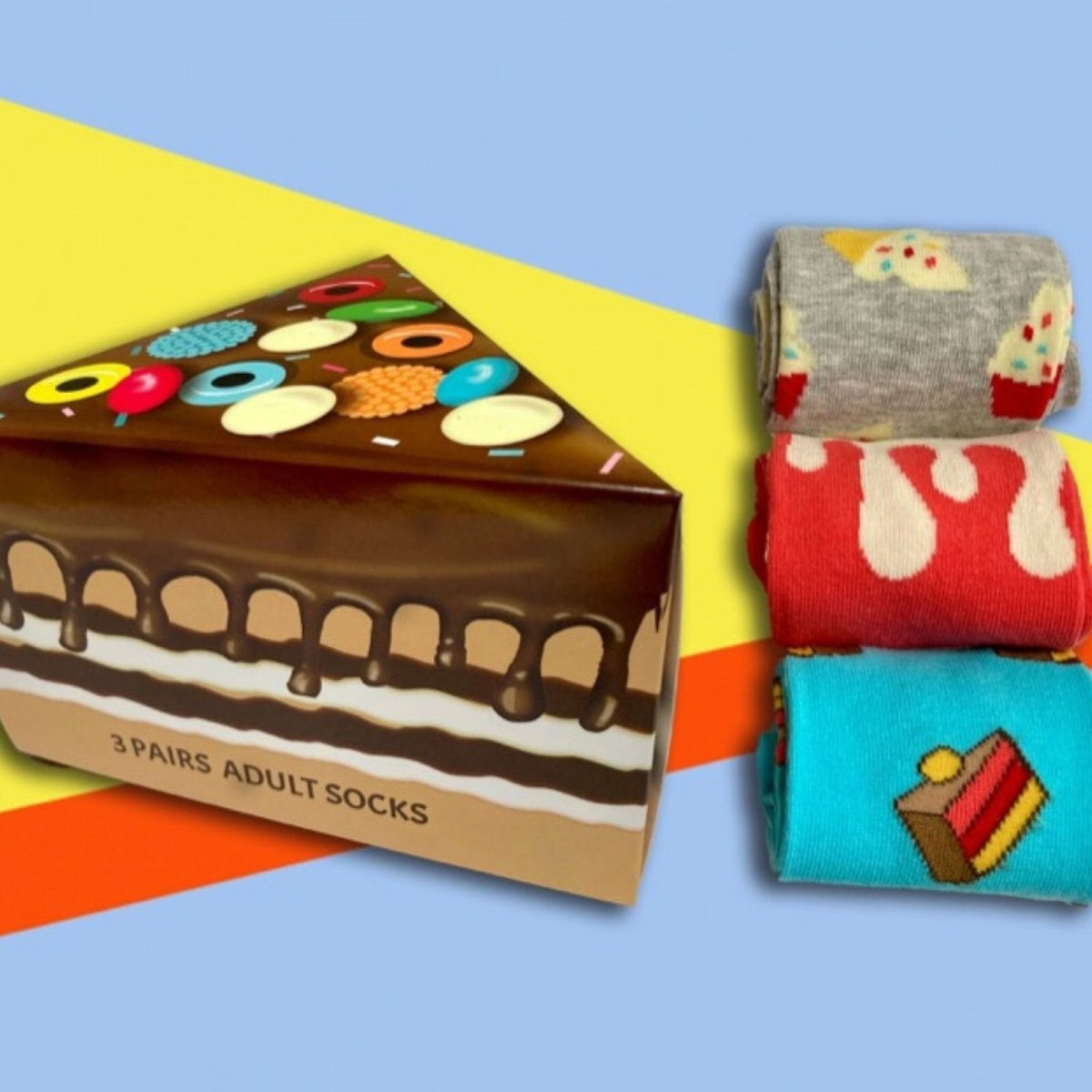 Boxt Socks Unisex Cake 3 pcs - mezetto ebebek ebebek