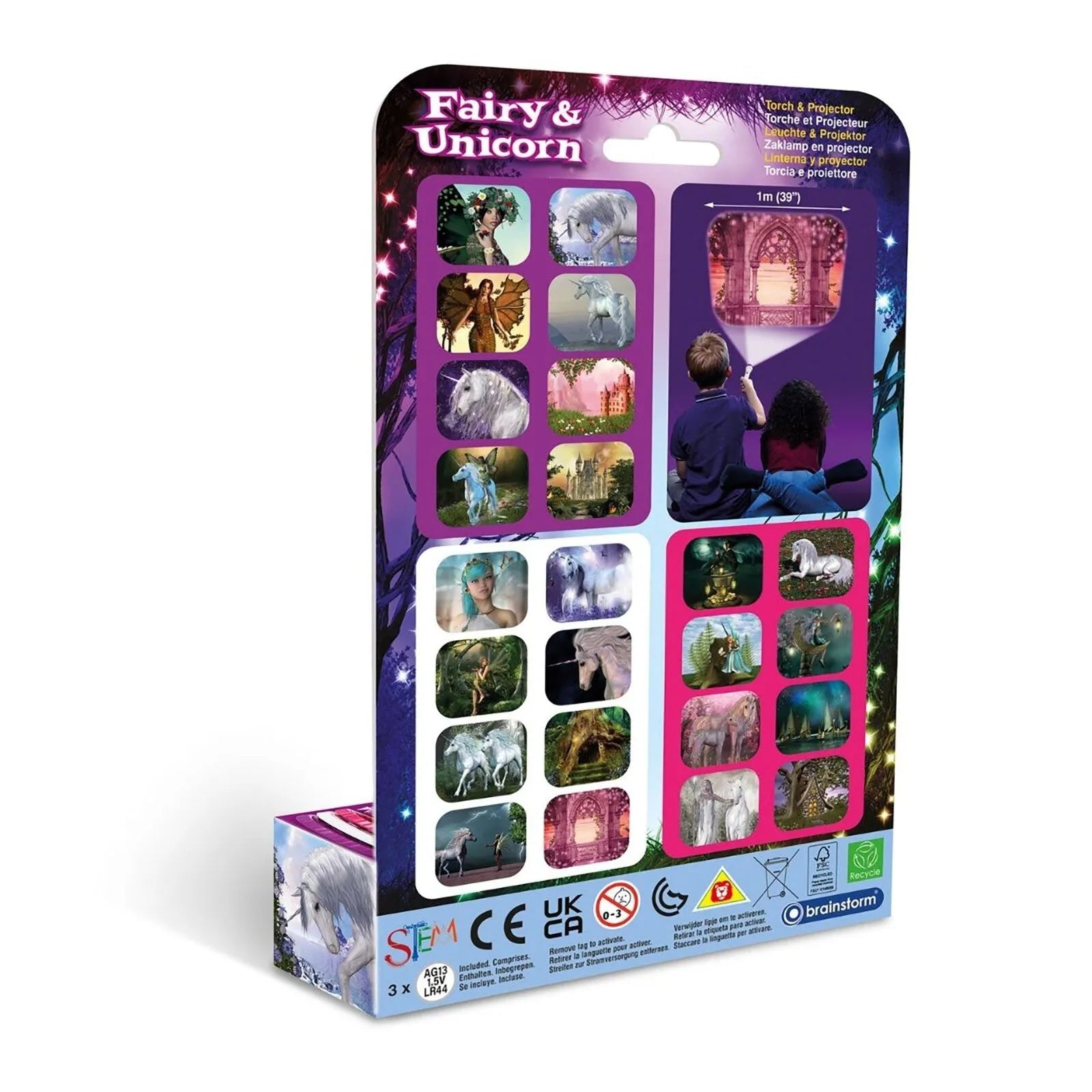 Brainstorm Torch and Projector - Fairy & Unicorn - mezetto ebebek ebebek