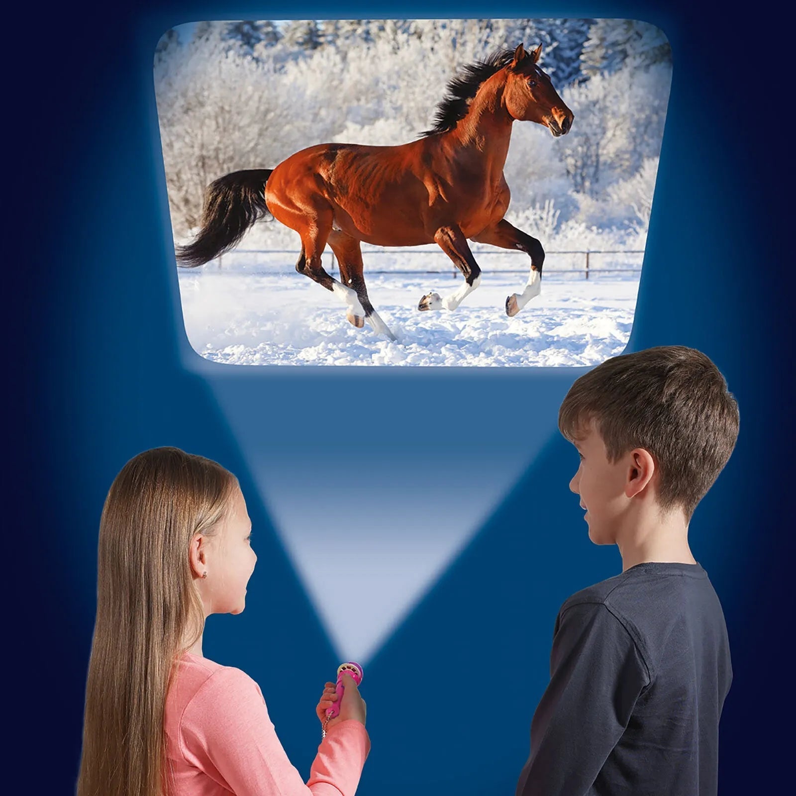 Brainstorm Torch and Projector - Horse Torch - mezetto ebebek ebebek