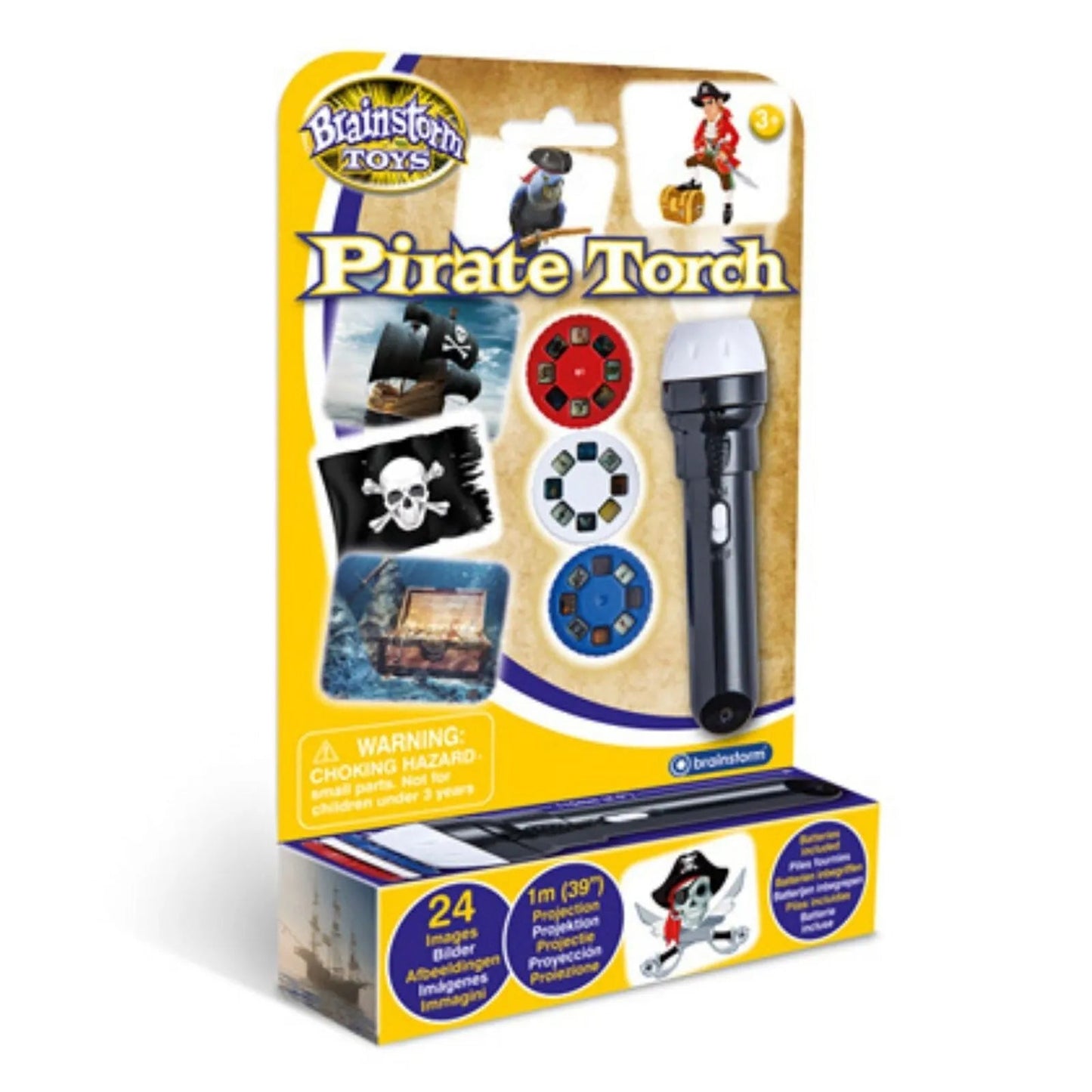 Brainstorm Torch and Projector - Pirate Torch - mezetto ebebek ebebek
