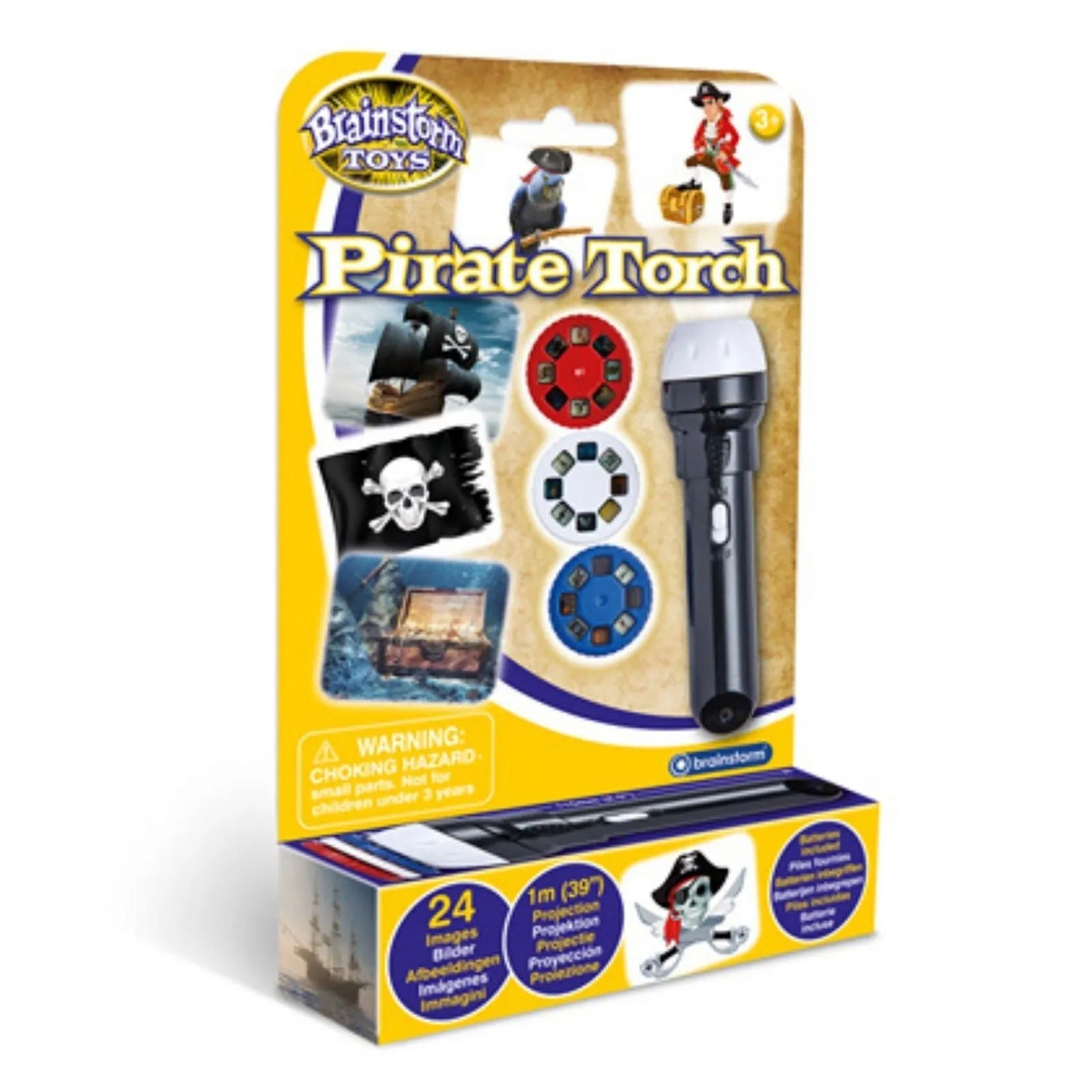 Brainstorm Torch and Projector - Pirate Torch - mezetto ebebek ebebek