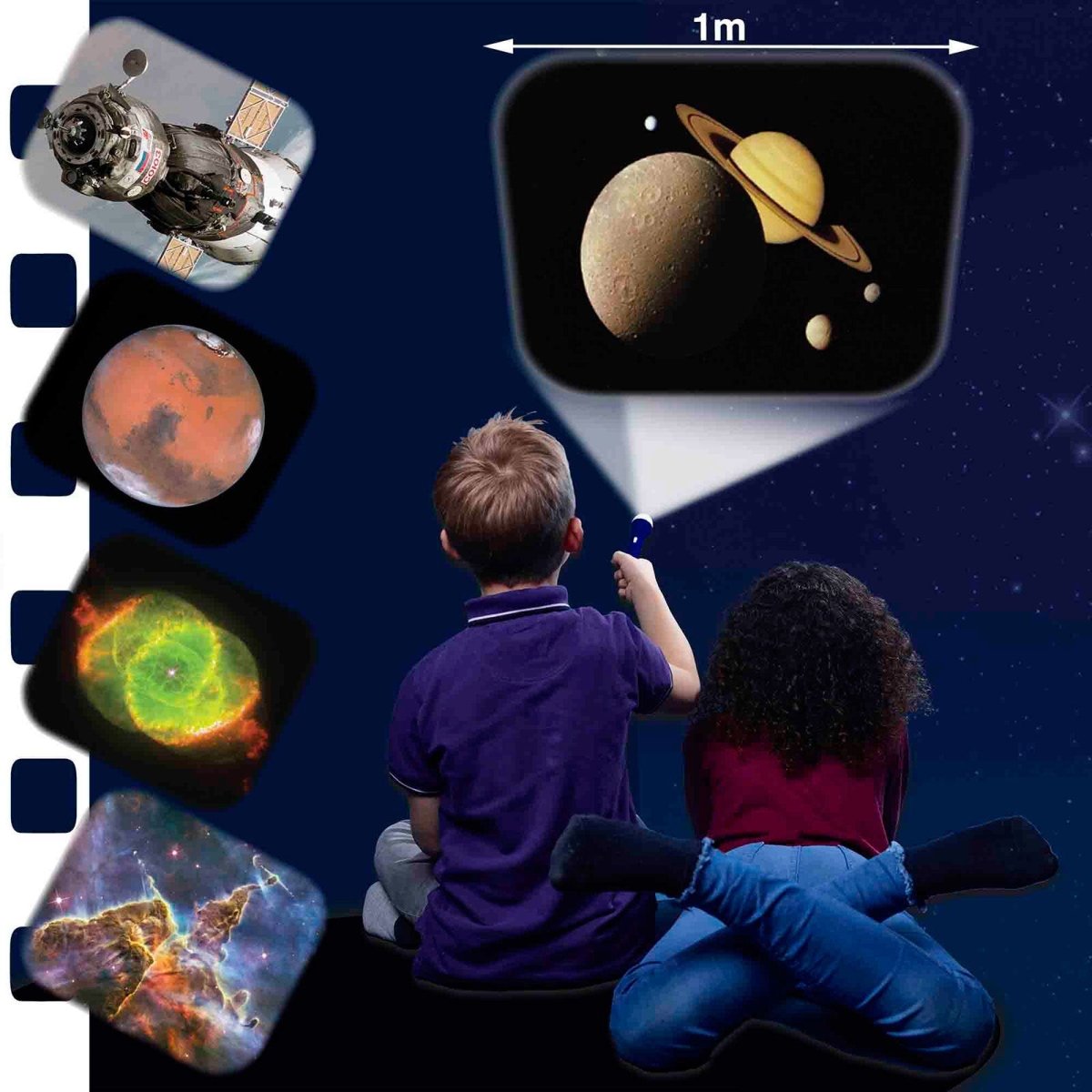 Brainstorm Torch and Projector - Space Torch - mezetto ebebek ebebek