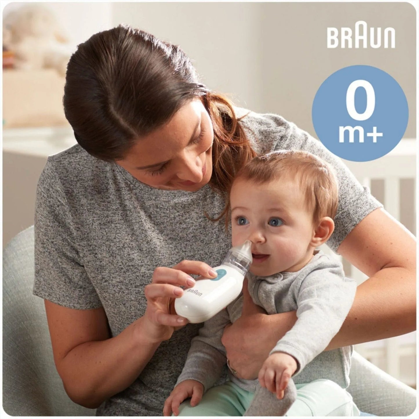 Braun BNA 100 EU Nasal Aspirator 0 M+ White - mezetto ebebek ebebek