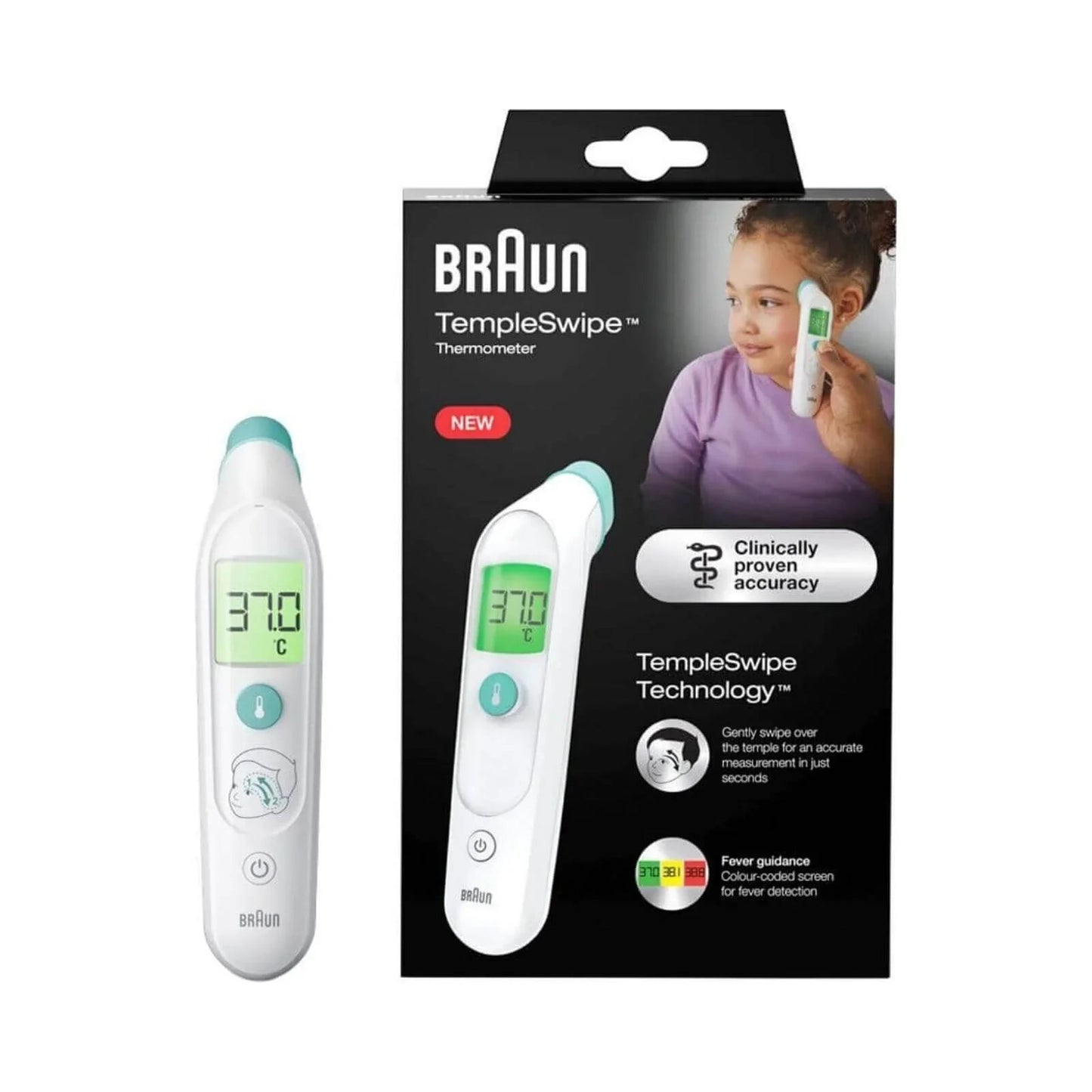 Braun BST200 TempleSwipe Forehead Thermometer - mezetto ebebek ebebek