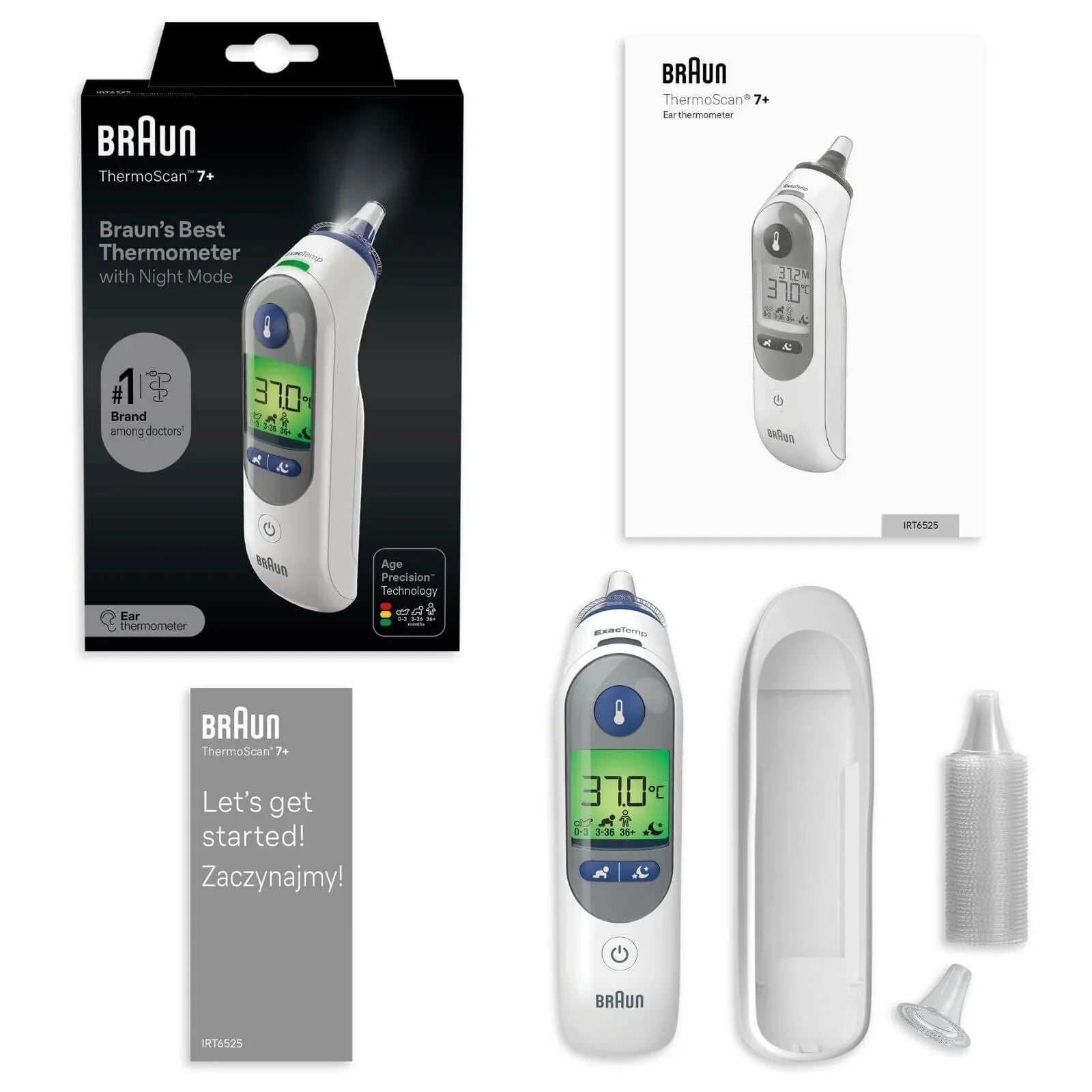 Braun IRT6525 ThermoScan 7+ Ear Thermometer - mezetto ebebek ebebek