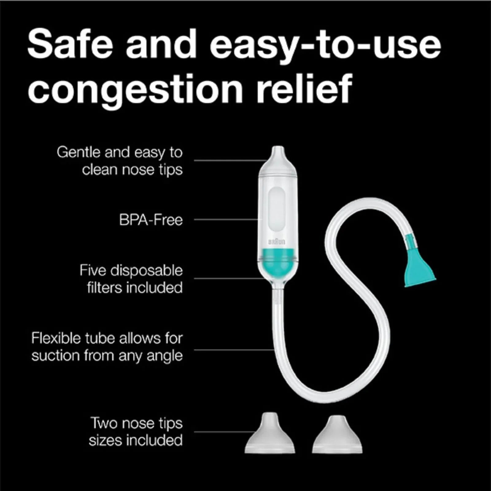 Braun Manual Nasal Aspirator - mezetto ebebek ebebek