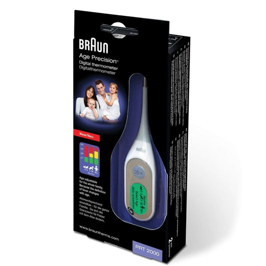 Braun PRT - 2000 Age Precision Digital Thermometer - mezetto ebebek ebebek