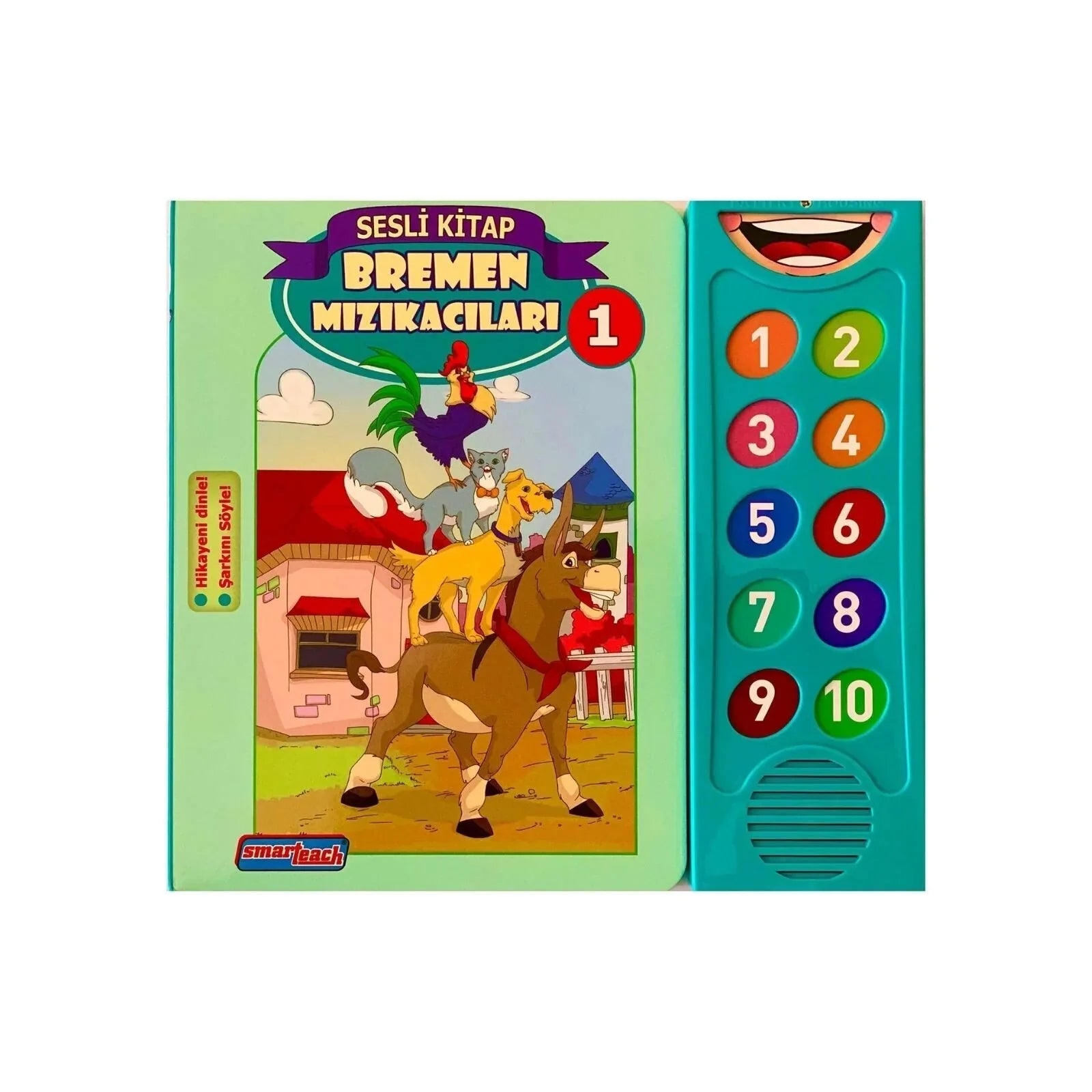 Bremen Town Musicians Interactive Sound Book - mezetto ebebek ebebek