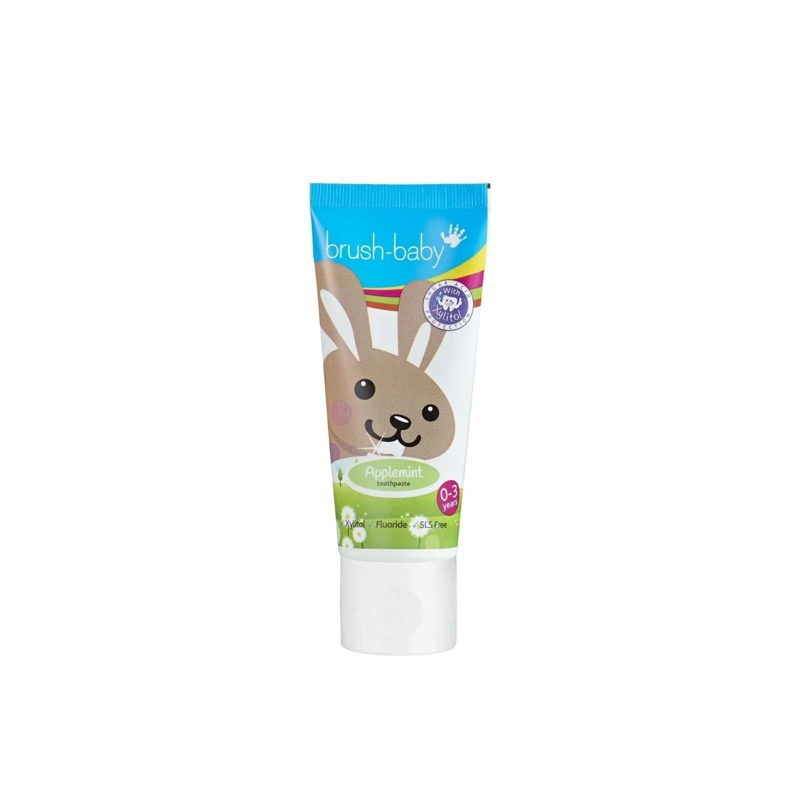 brush - baby Applemint Toothpaste 0 - 3 years 50ml - mezetto ebebek ebebek