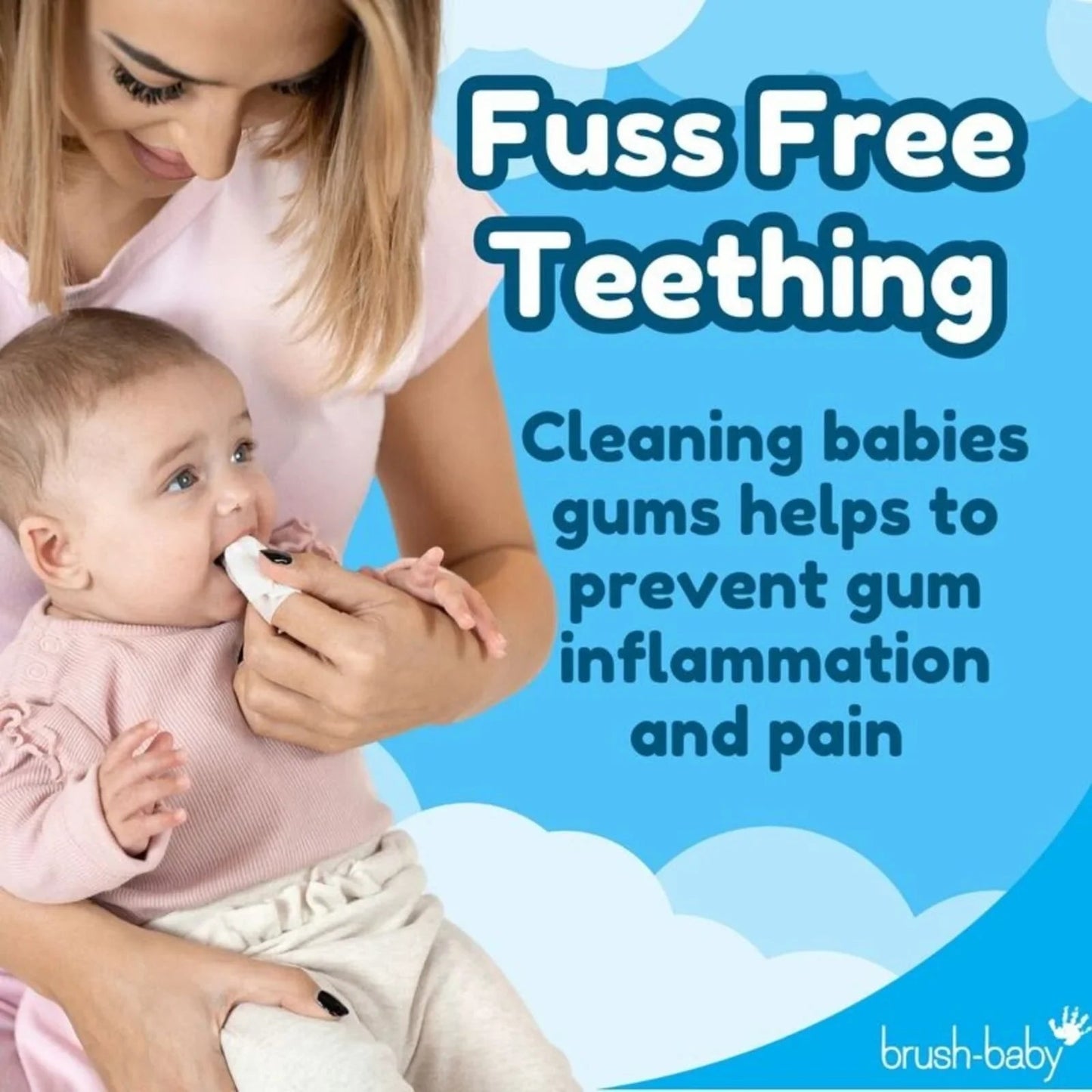 brush - baby Biodegradable Teething Wipes From Birth - mezetto ebebek ebebek