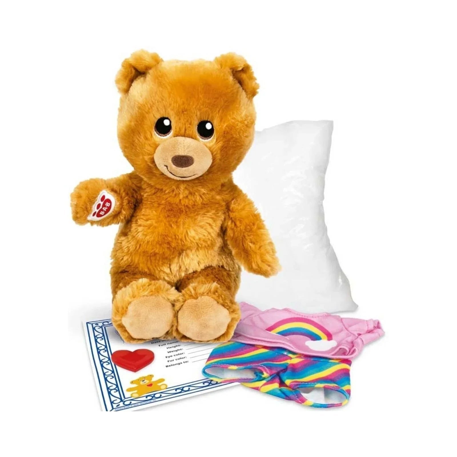 Build - A - Bear Workshop Furtastic Bear & Outfit Pack - mezetto ebebek ebebek