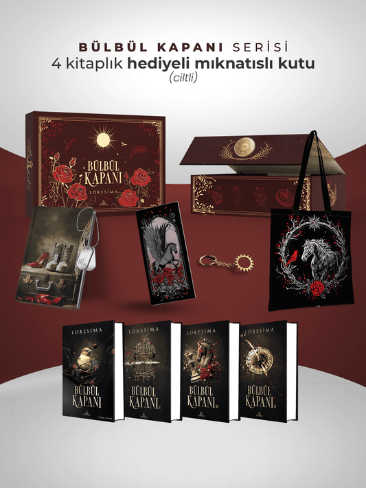 Bülbül Kapanı Serisi –  Hediyeli Mıknatıslı  Kutu (Ciltli) - Ephesus Yayınları Kitap