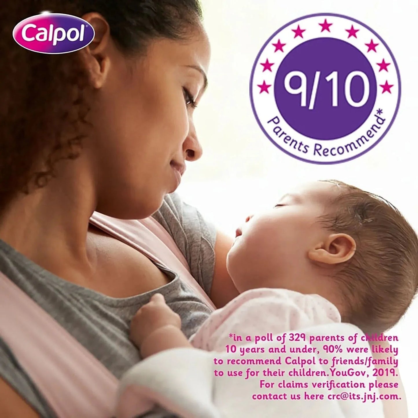 Calpol Sugar Free Infant Suspension Paracetamol Strawberry Flavour 100ml - mezetto ebebek ebebek